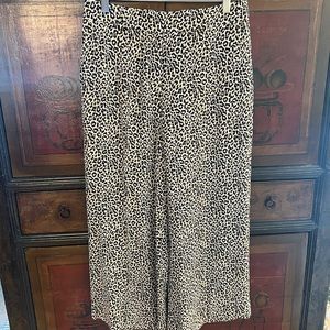 J. Crew Animal Print Trousers Size 8.